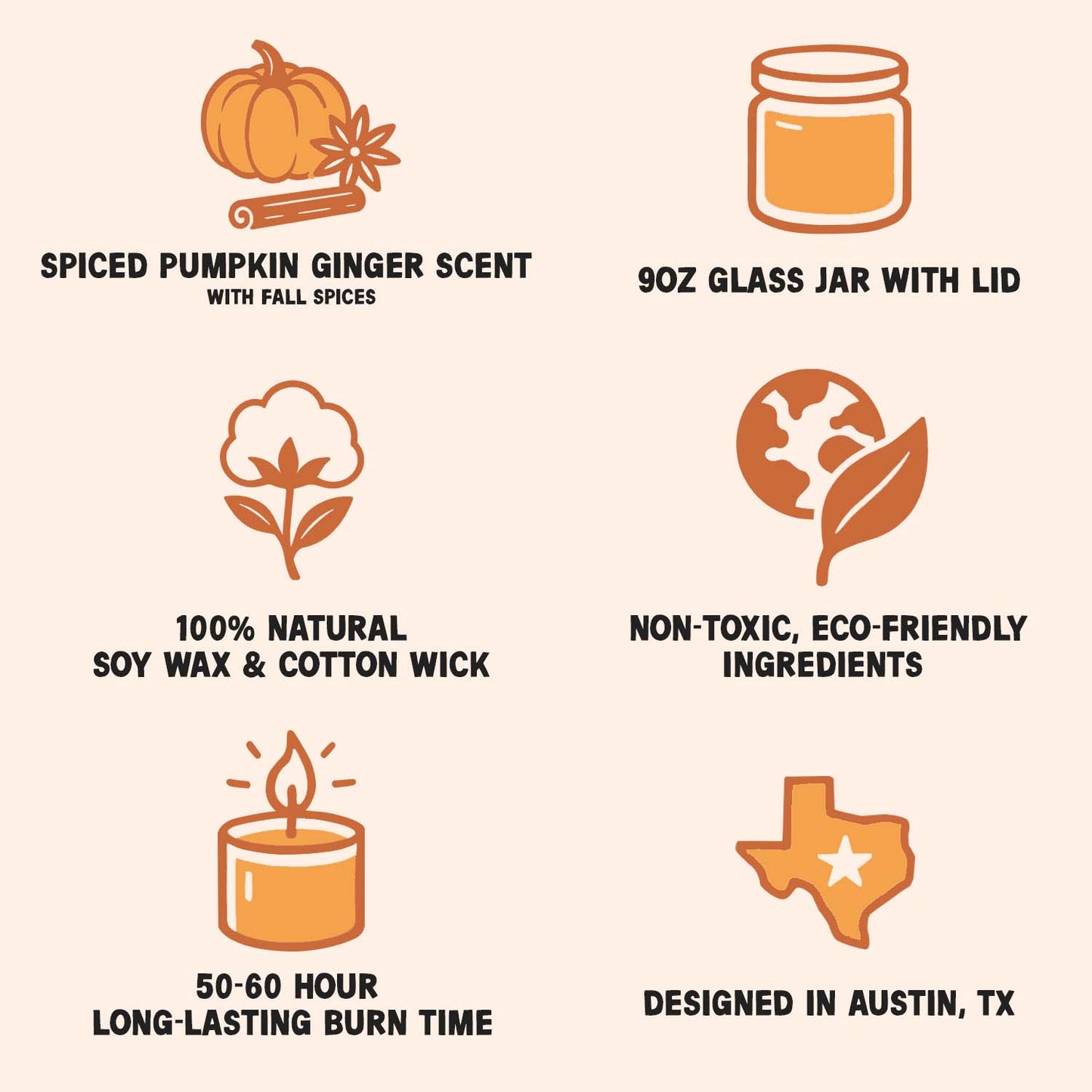 Bored Housewife - Spiced Pumpkin Ginger 9oz Soy Candle